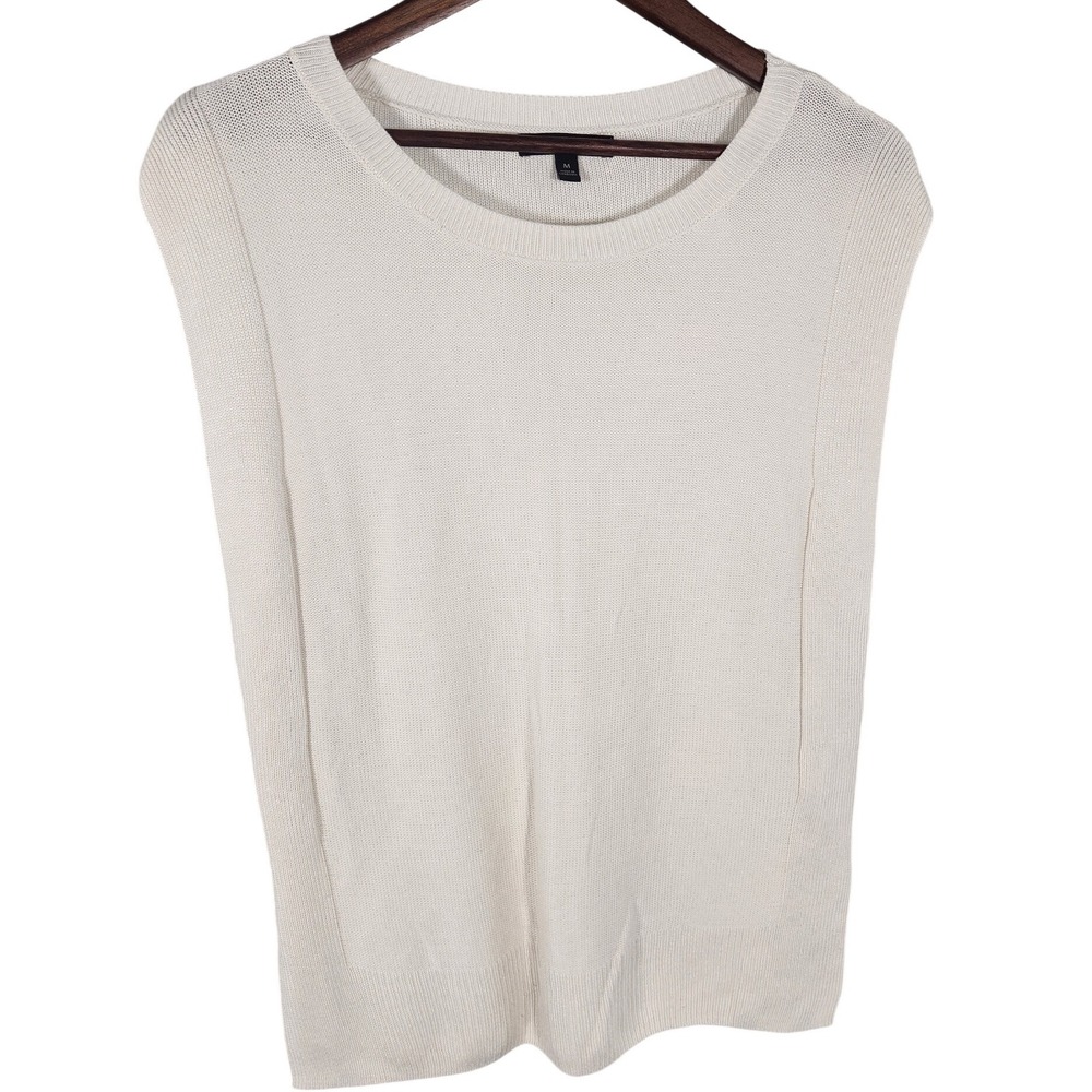 Banana‎ Republic Cream Ivory Sleeveless Sweater Vest Size Medium